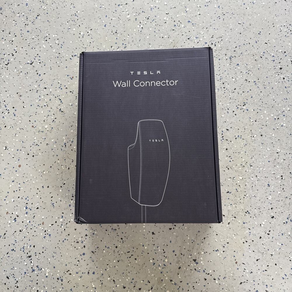 Empty Tesla Gen 3 Wall Connector Box